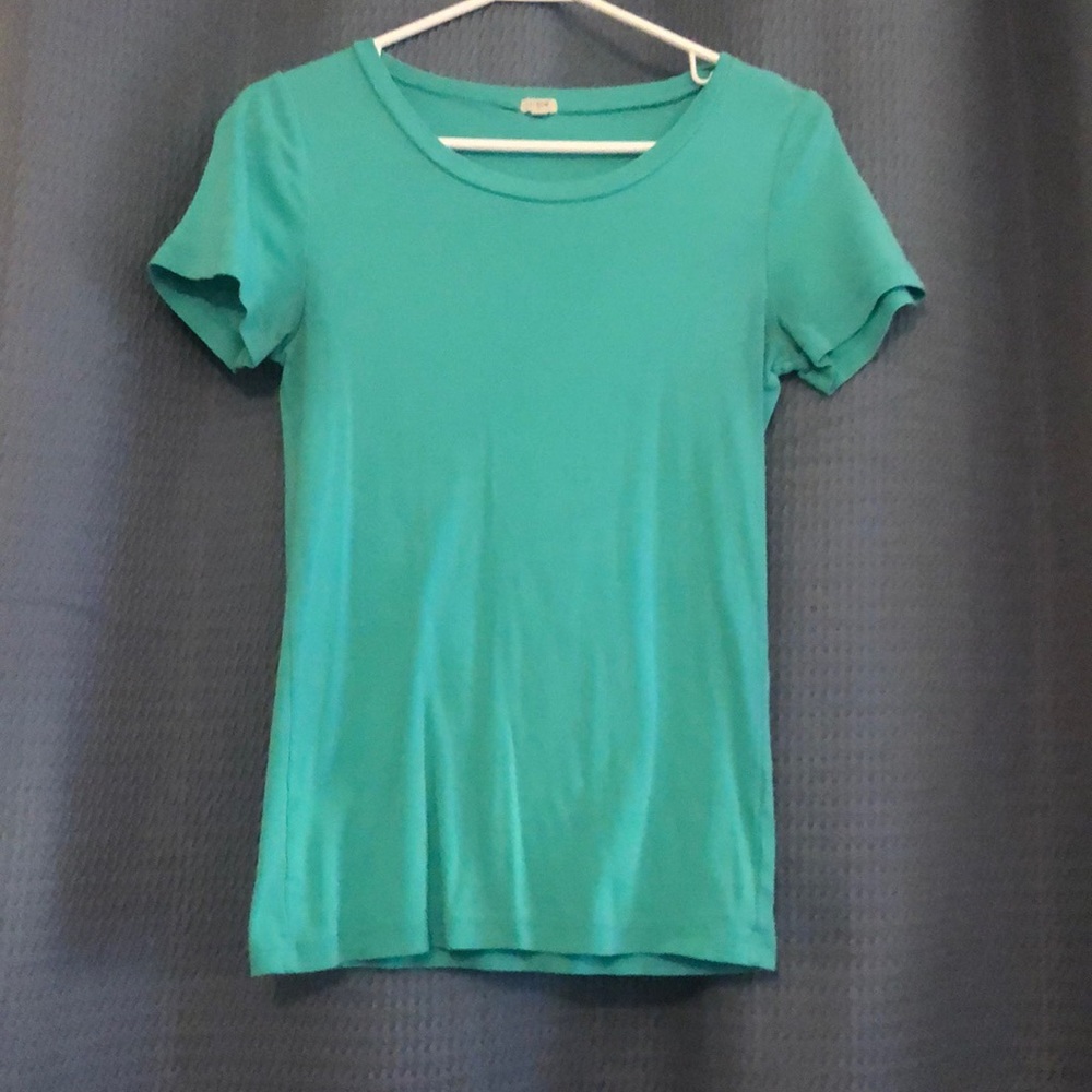 Medium J. Crew Seafoam green t-shirt